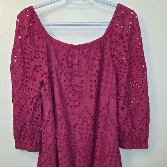 Reitmans Pink Eyelet Dress - Picture 2 of 3